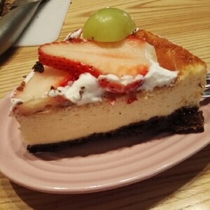 甘さ控えめ☆ベイクドチーズケーキ